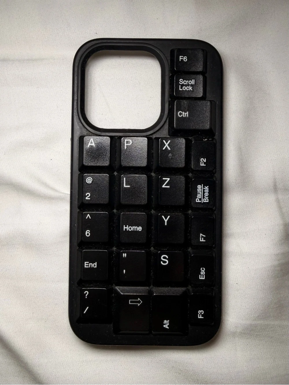 Button Network iPhone 15 Pro Custom Black Keyboard Design Case phone RARE